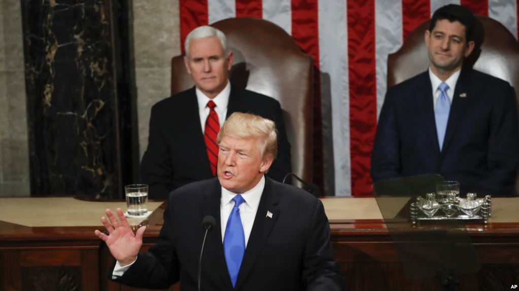 VOA Live, Simultaneous Translation of President Trump’s First Address to Congress VOA Live, Simultaneous Translation of President Trump’s First Address to Congress